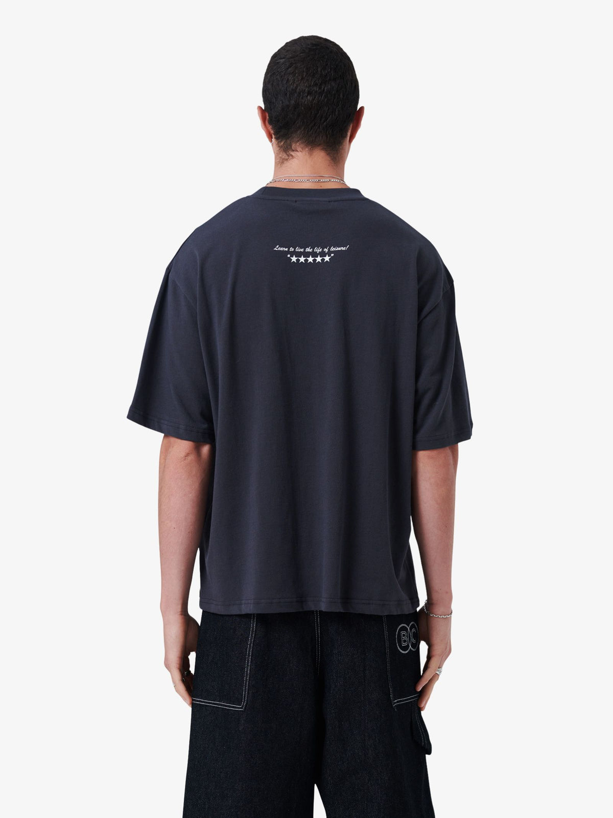 Barney Cools Script Tee | Aged Black