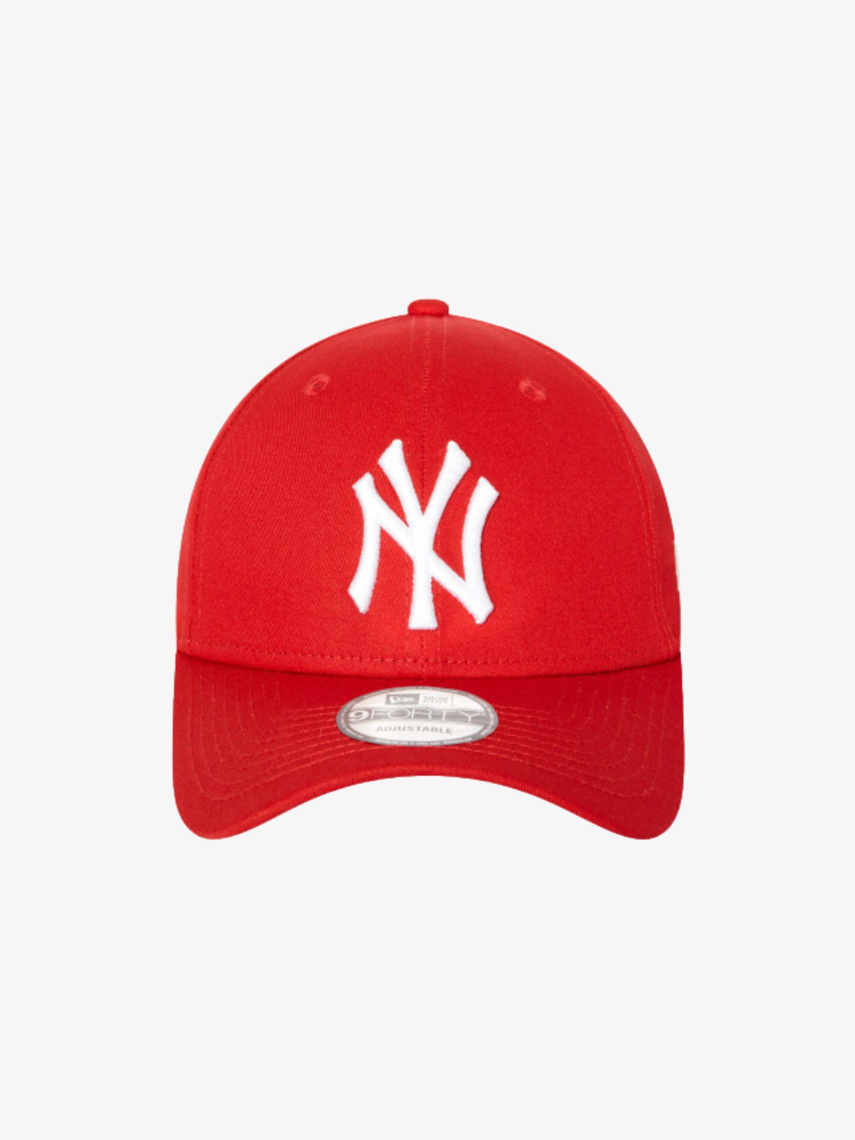 New Era 9FORTY NY Yankees Cap | Scarlet/White