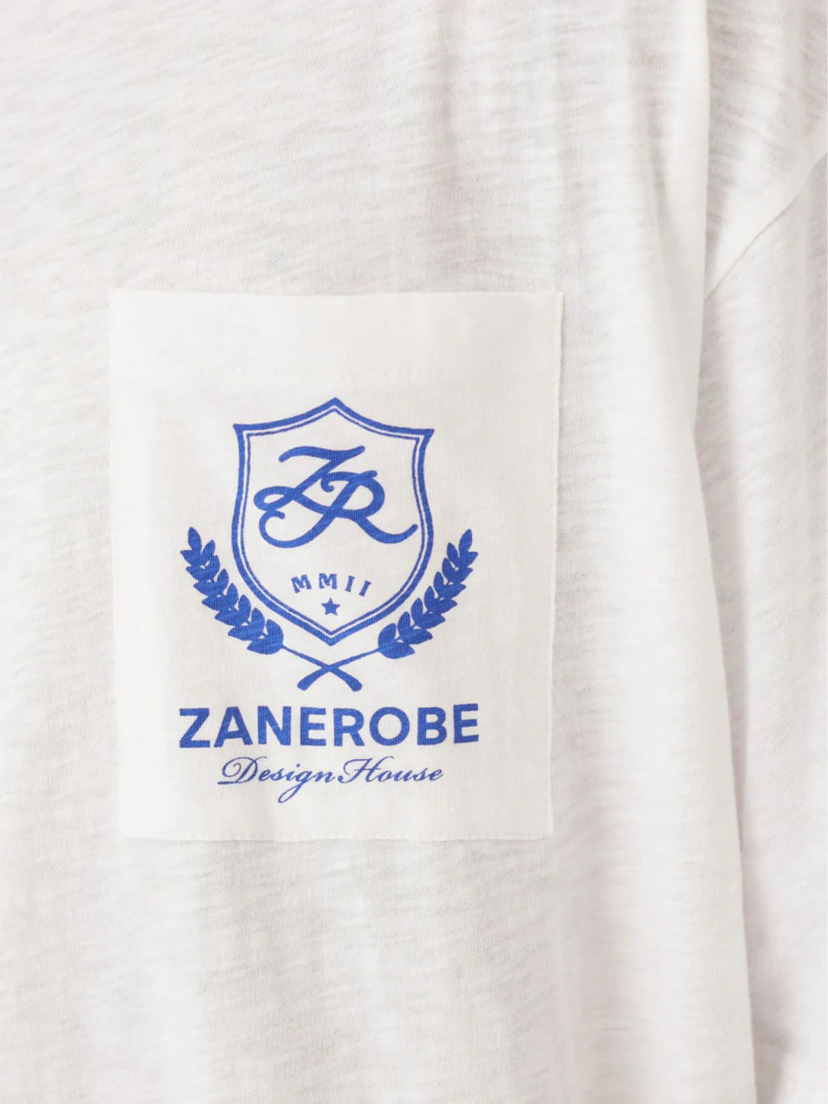 Zanerobe Crest Slub Flow Tee | Vintage White