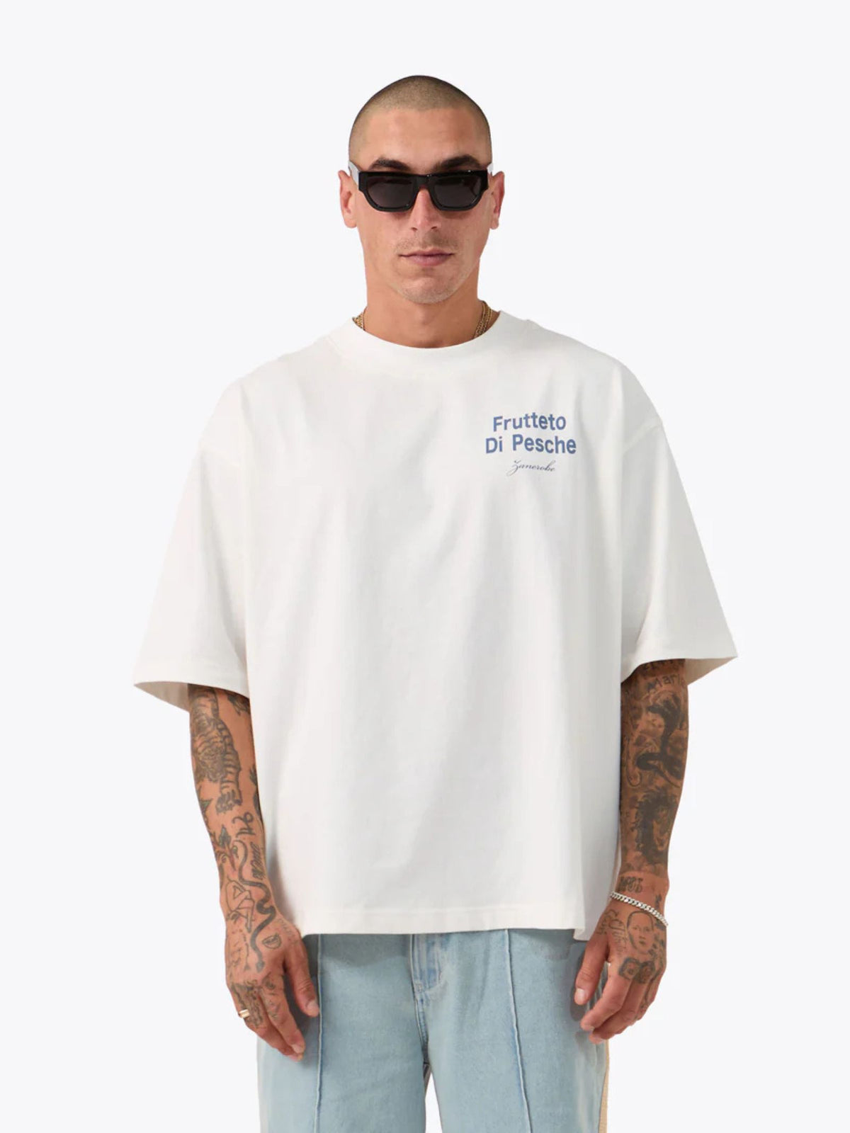 Zanerobe Pesche Flow Tee | Vintage White