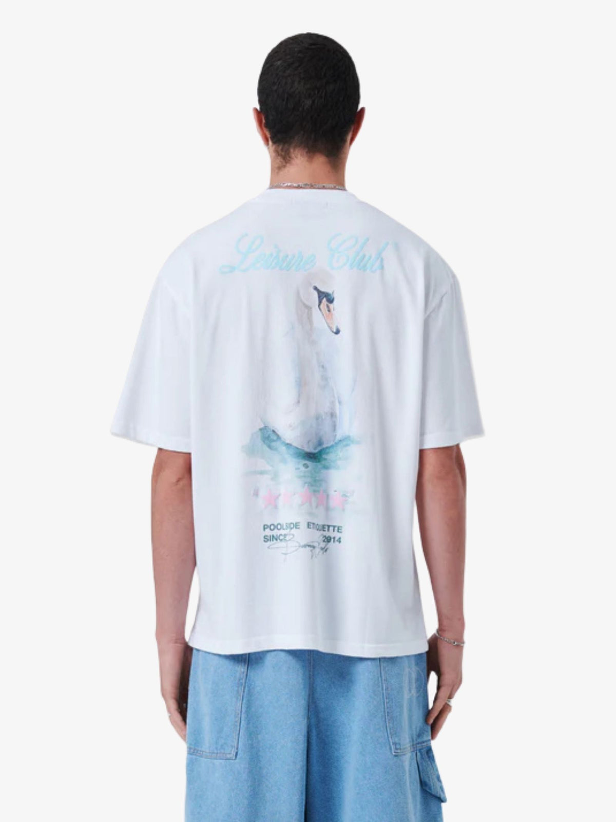 Barney Cools Swan Tee | White