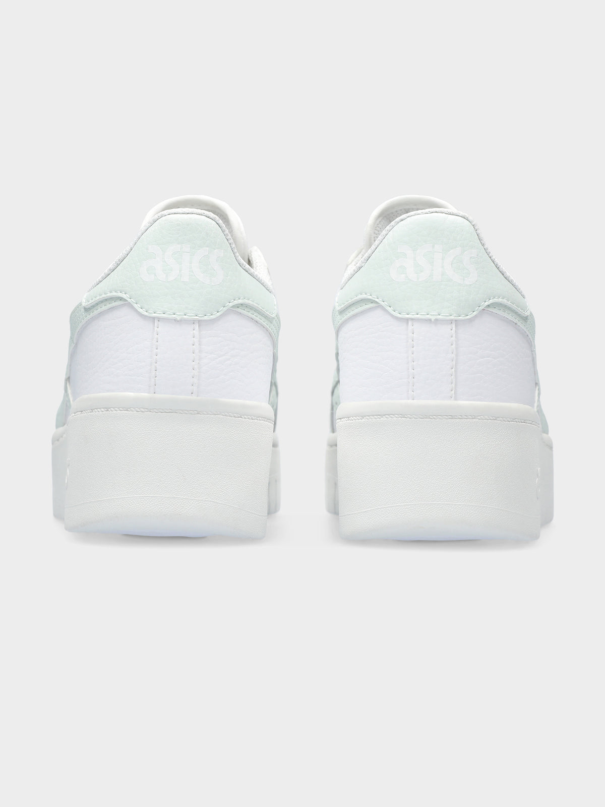 Womens Japan Platform Sneakers in White &amp; Aqua