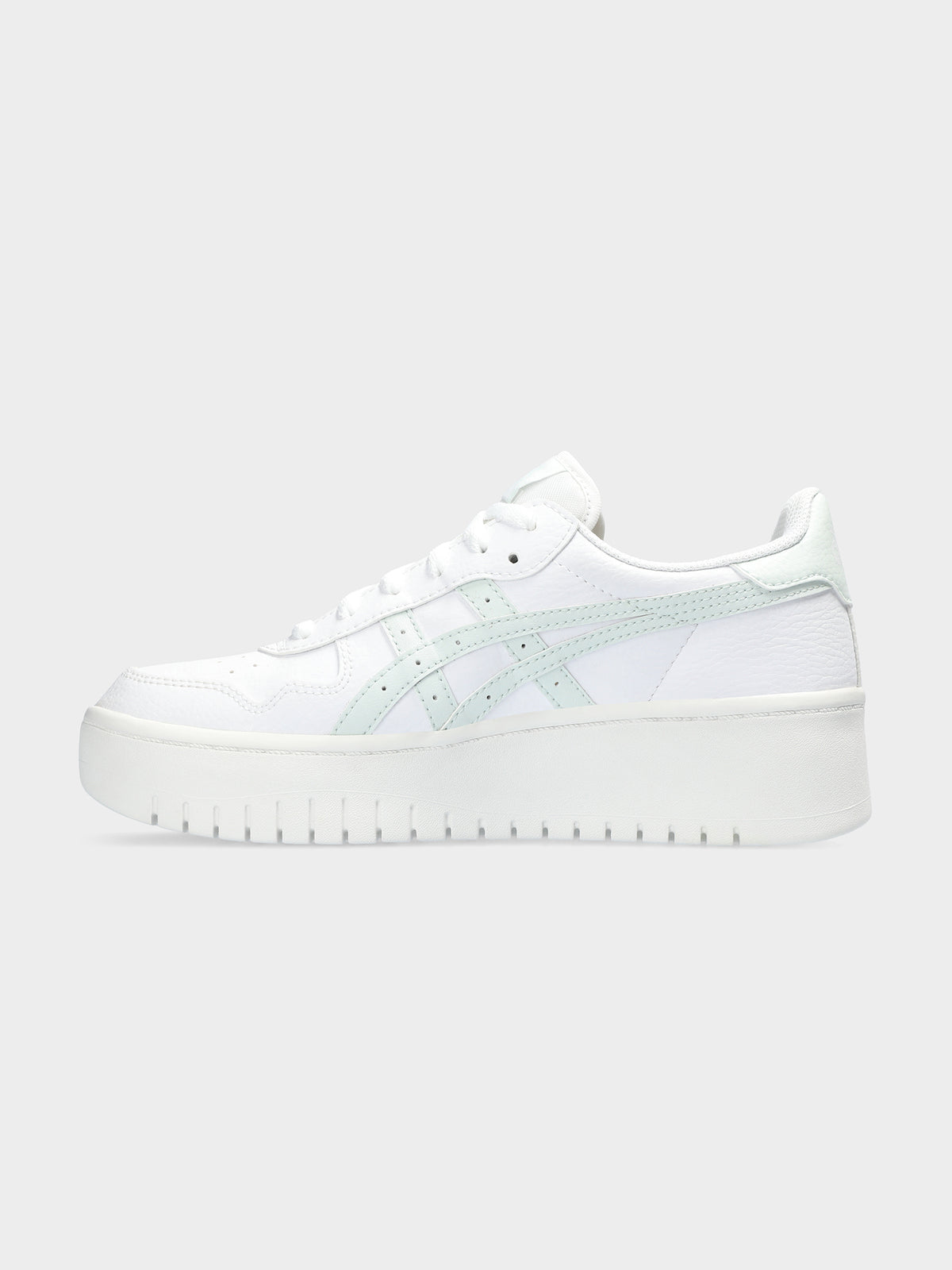 Asics Womens Japan Platform Sneakers | White/Aqua