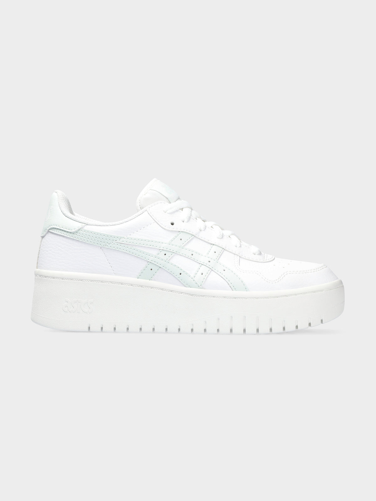 Asics Womens Japan Platform Sneakers | White/Aqua