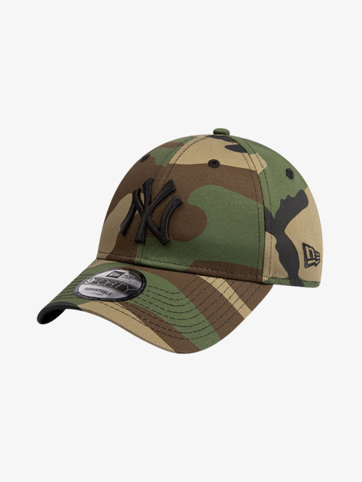 New Era 9FORTY Cs New York Yankees Cap | Woodland Camo/Black