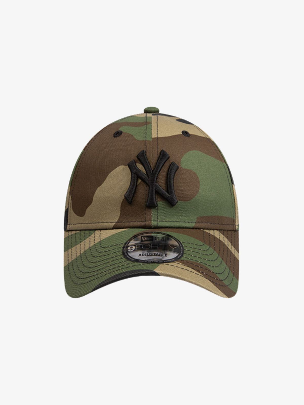 New Era 9FORTY Cs New York Yankees Cap | Woodland Camo/Black