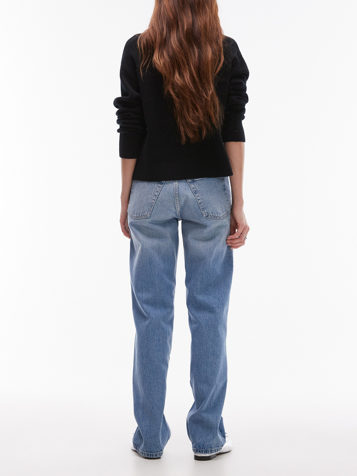 Topshop Mid Rise Runway Jeans | LIGHT BLUE