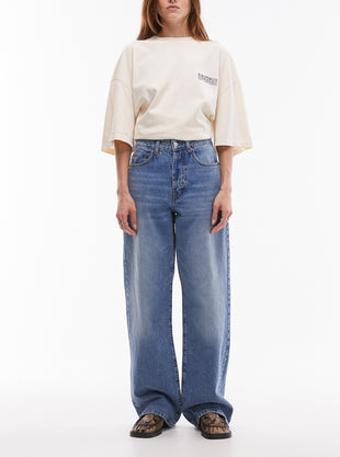 Mid Rise Column Jean