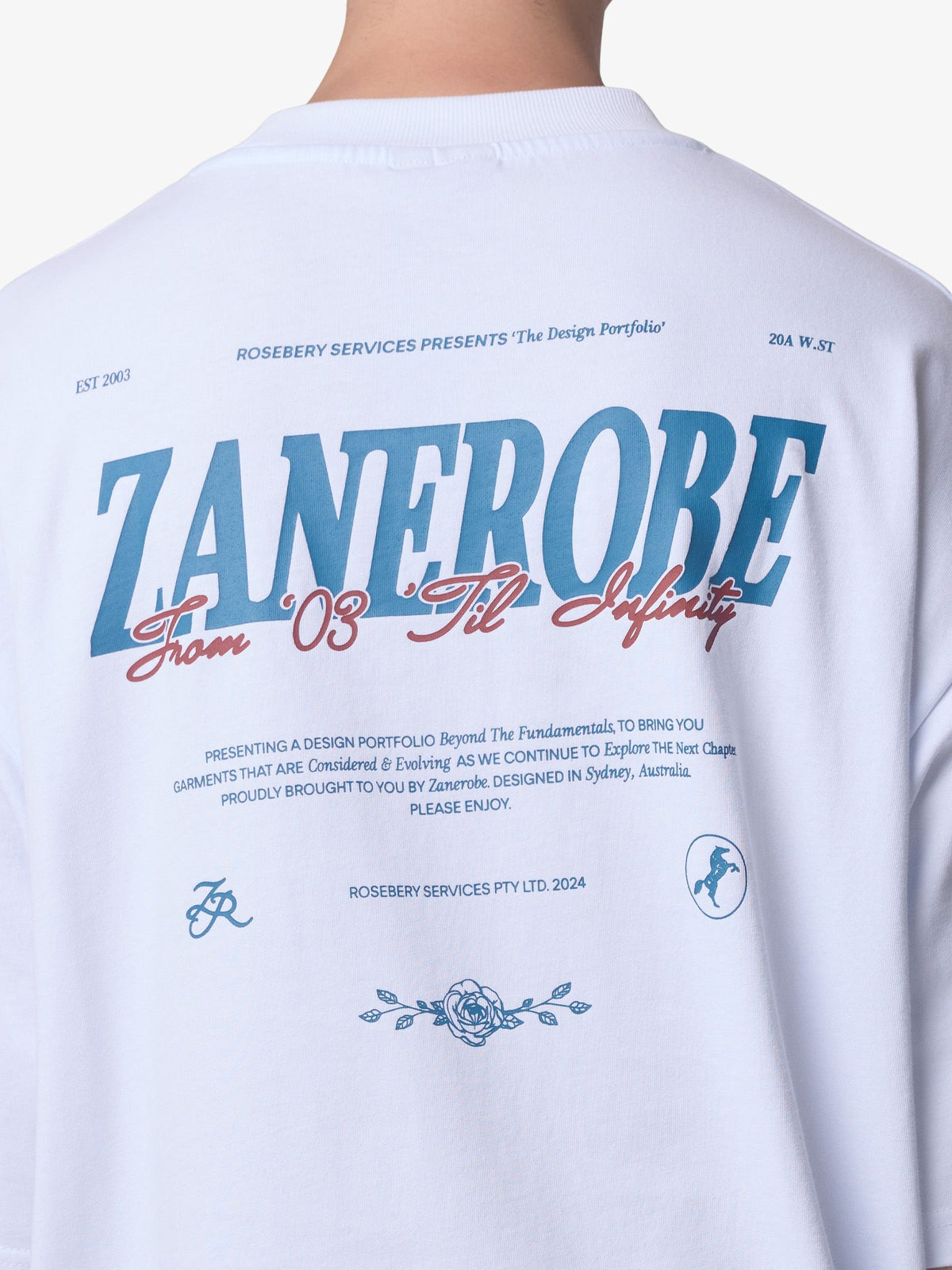 Zanerobe Portfolio Flow Tee | White