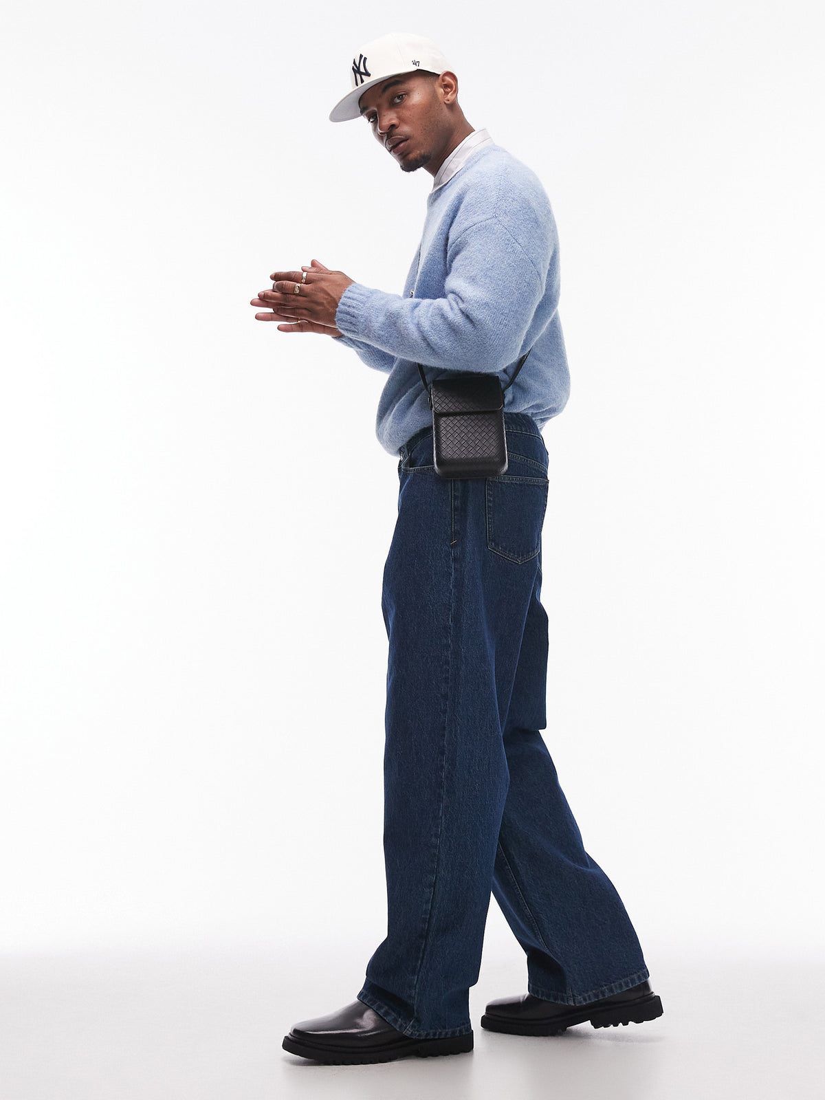 Topman Topman Baggy Jeans | Mid Blue