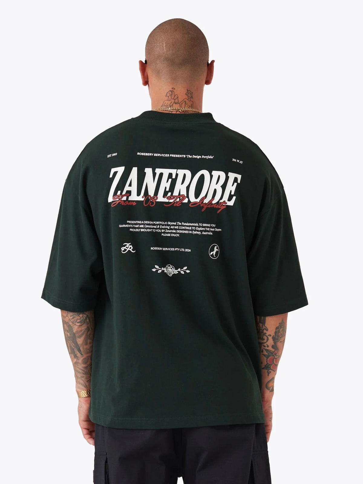 Zanerobe Portfolio Flow Tee | Forest