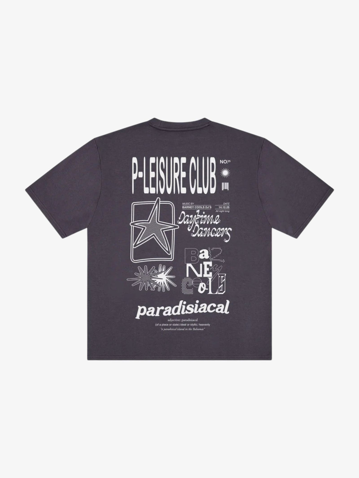 Barney Cools Daytime Dancing Tee | Aged Black