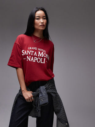 Santa Mona Napoli Oversized Tee
