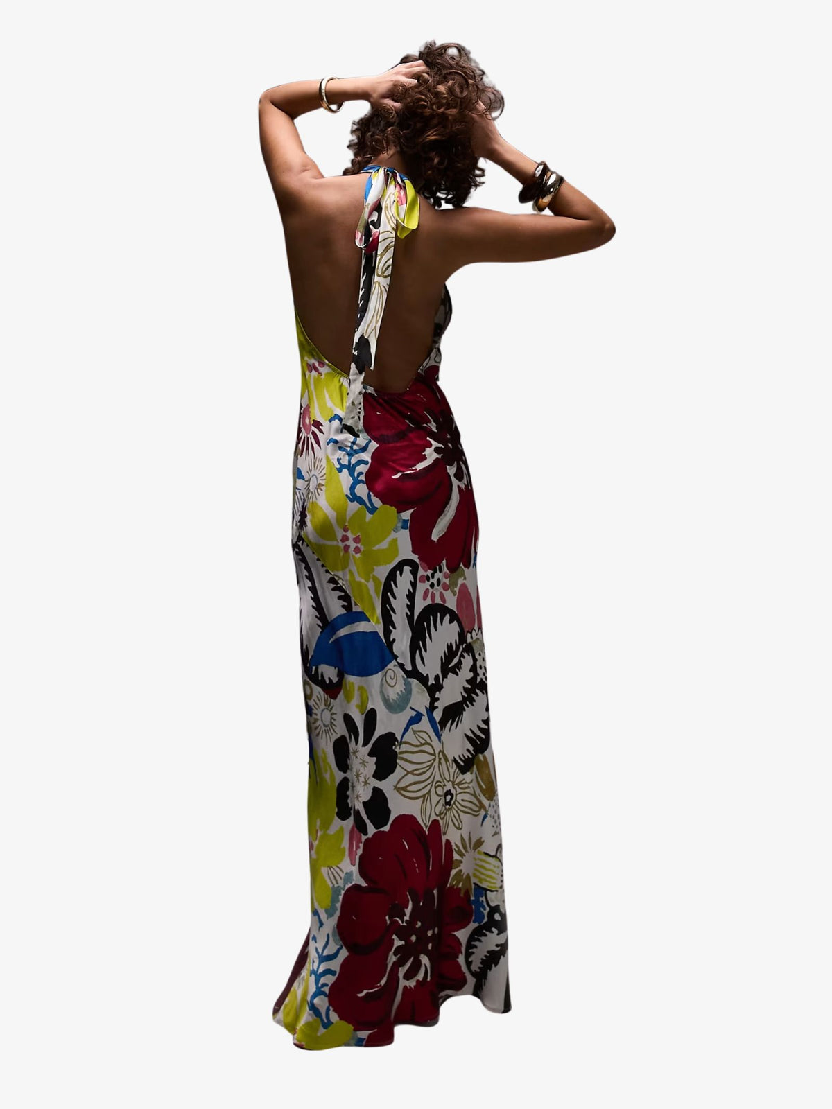 Topshop Halter Neck Maxi Dress Multi | Glue Store Topshop Halter Neck Maxi Dress Multi | Glue Store