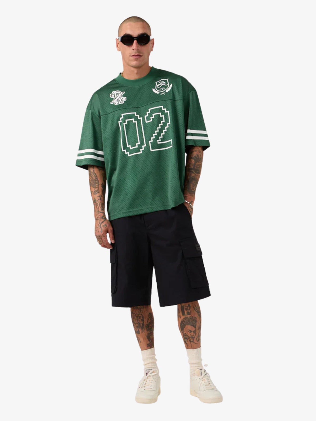 Zanerobe Heritage Mesh Flow Tee | Forest