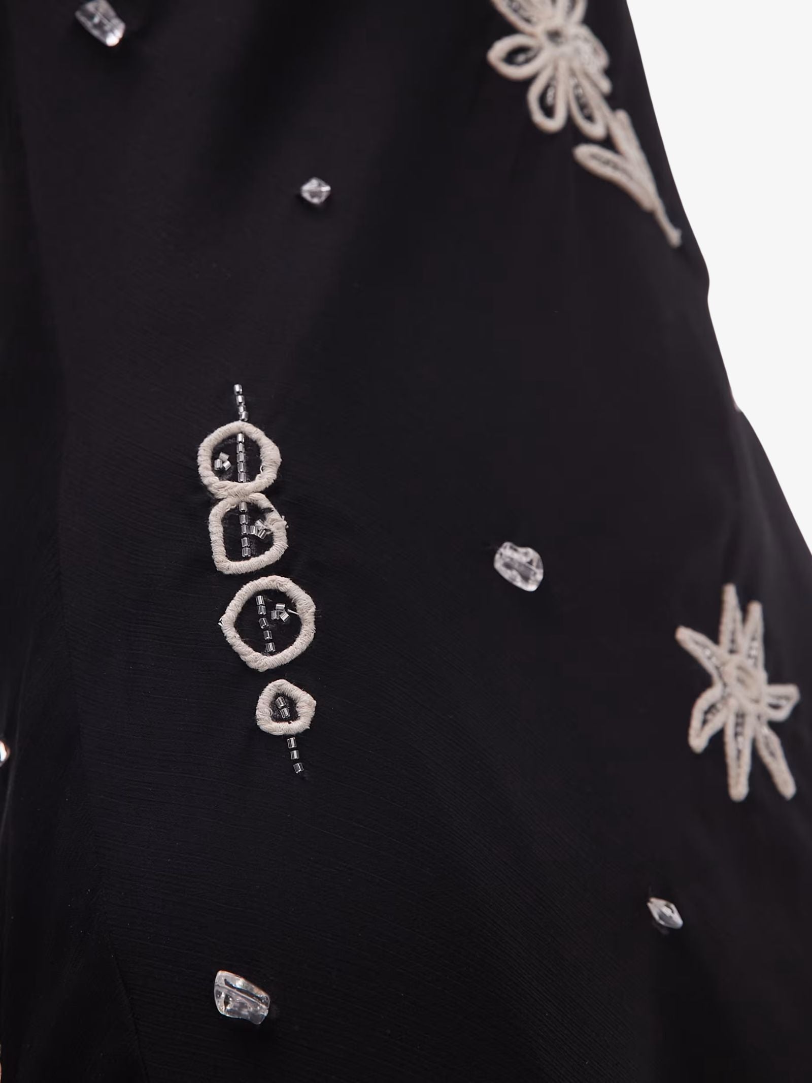 Embellished Mini Cami Dress With Martini Roping