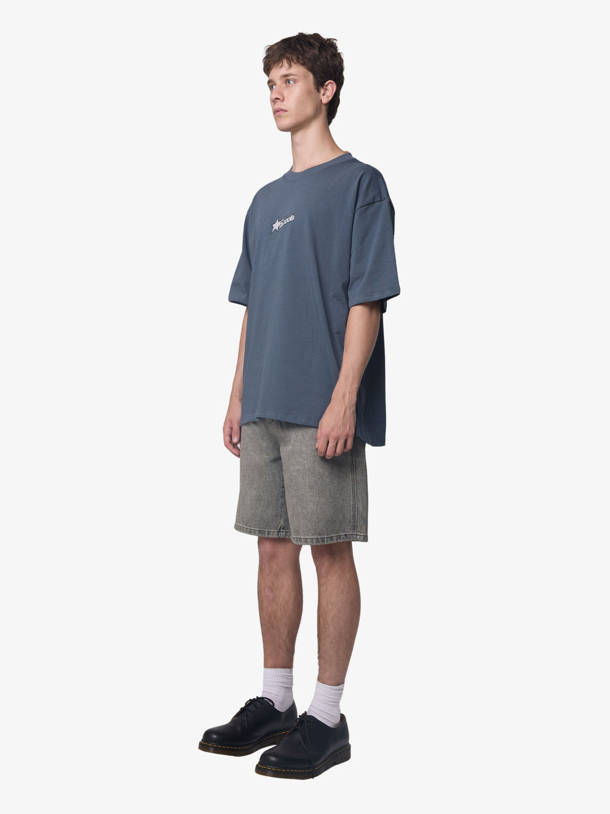 Barney Cools Star Tee | Workshop Blue