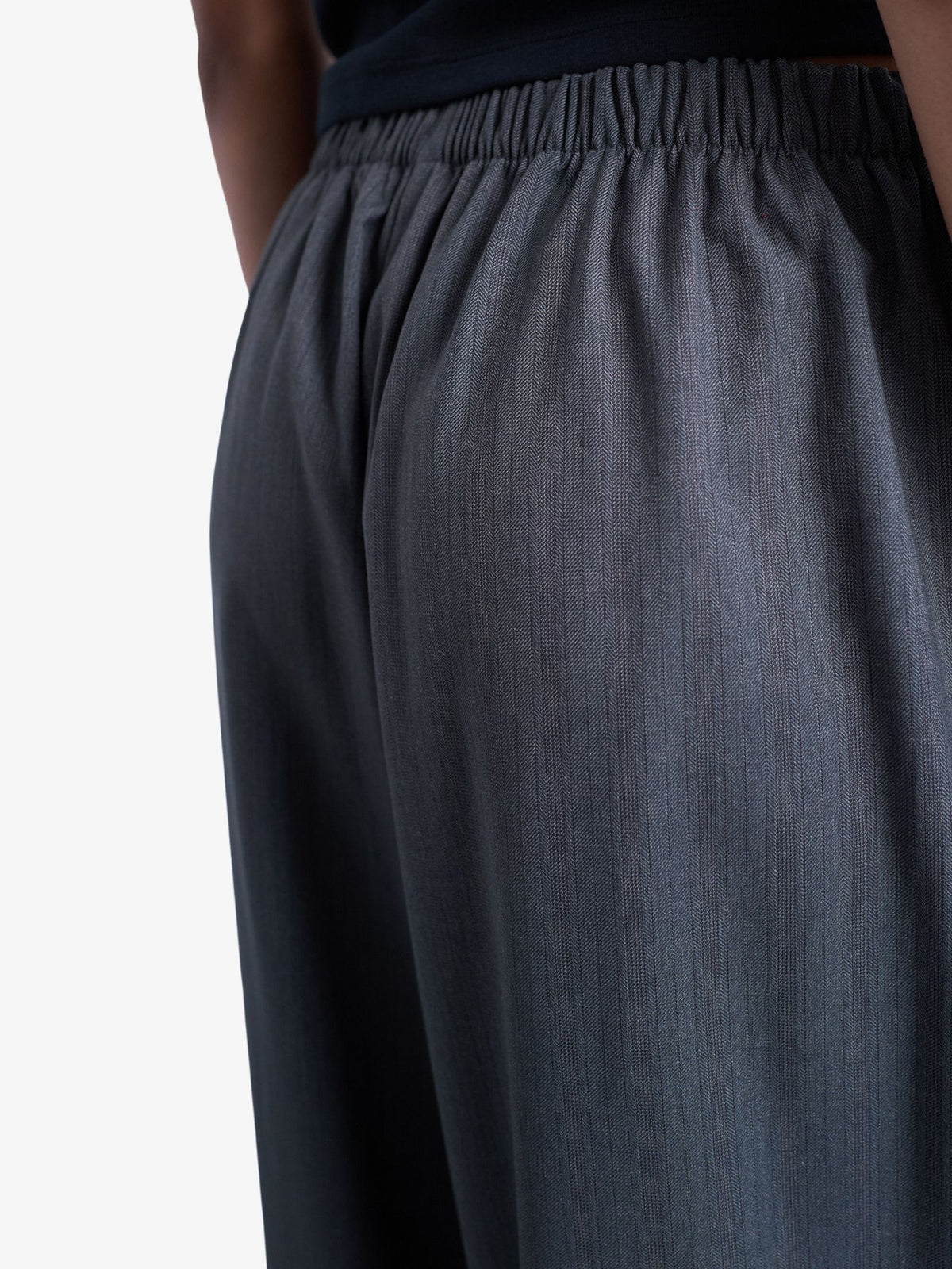 Topshop Tie Waist Boxer Jogger | Grey