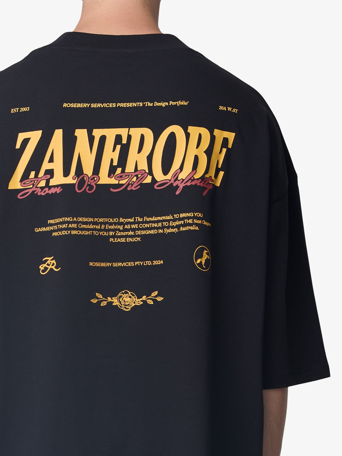 Zanerobe Portfolio Flow Tee | Black