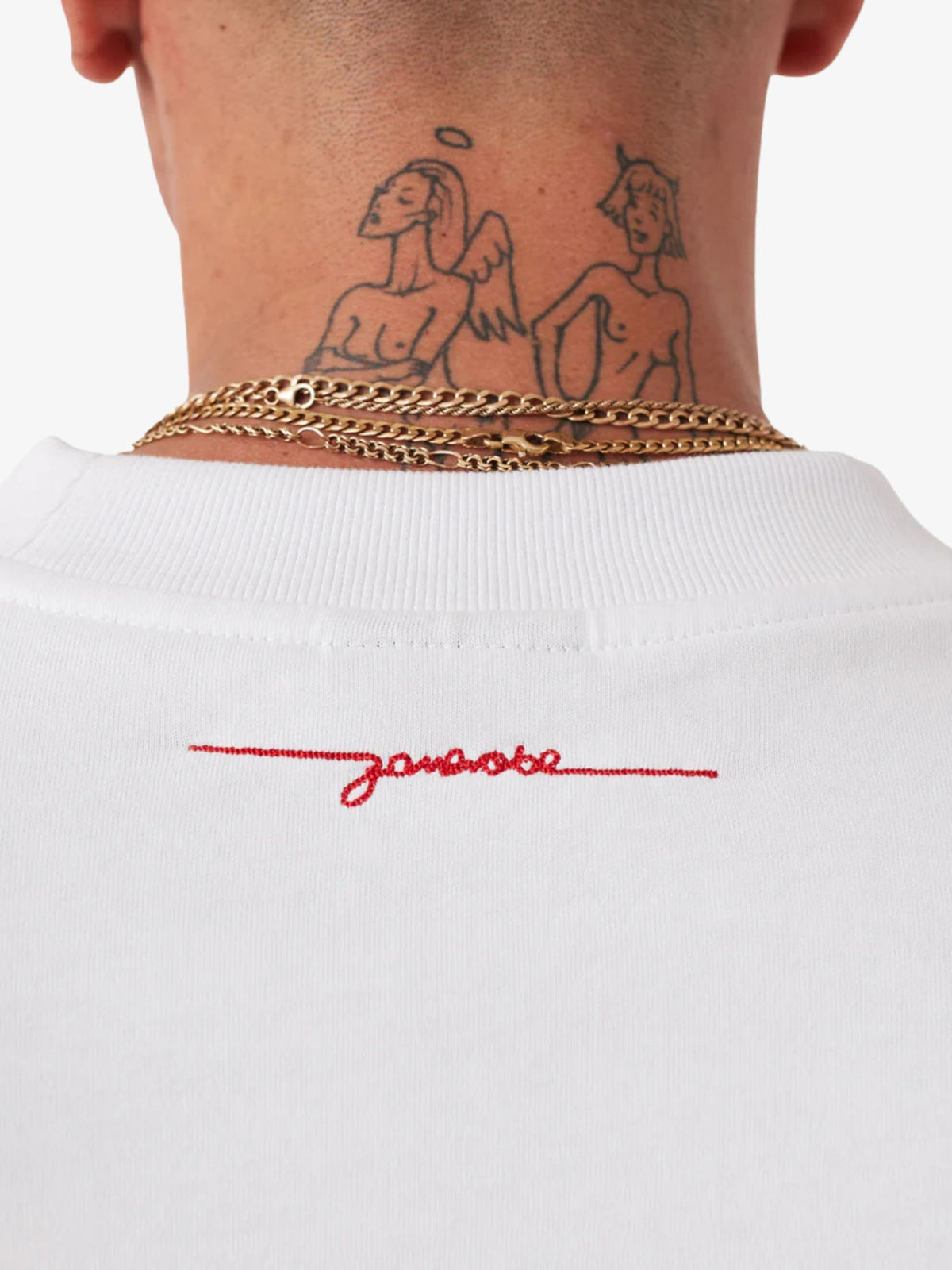 Zanerobe Flow Crop Tee | White