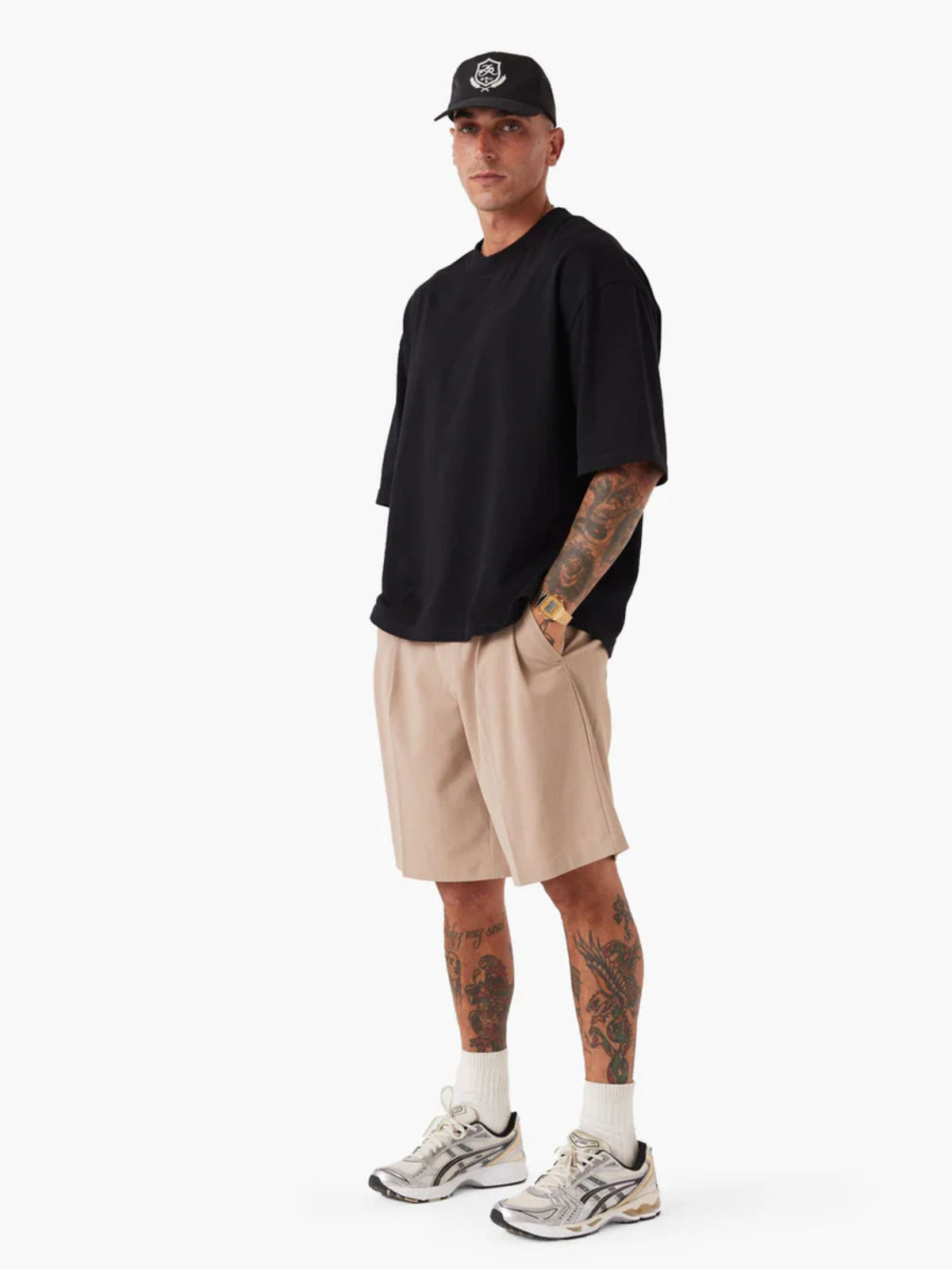 Zanerobe Flow Crop Tee | Black