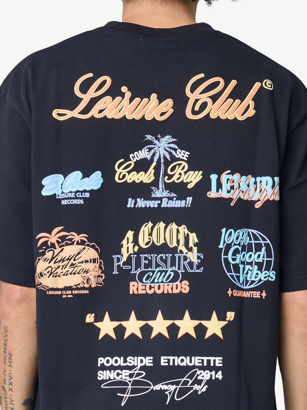 Barney Cools Medley Tee | Black