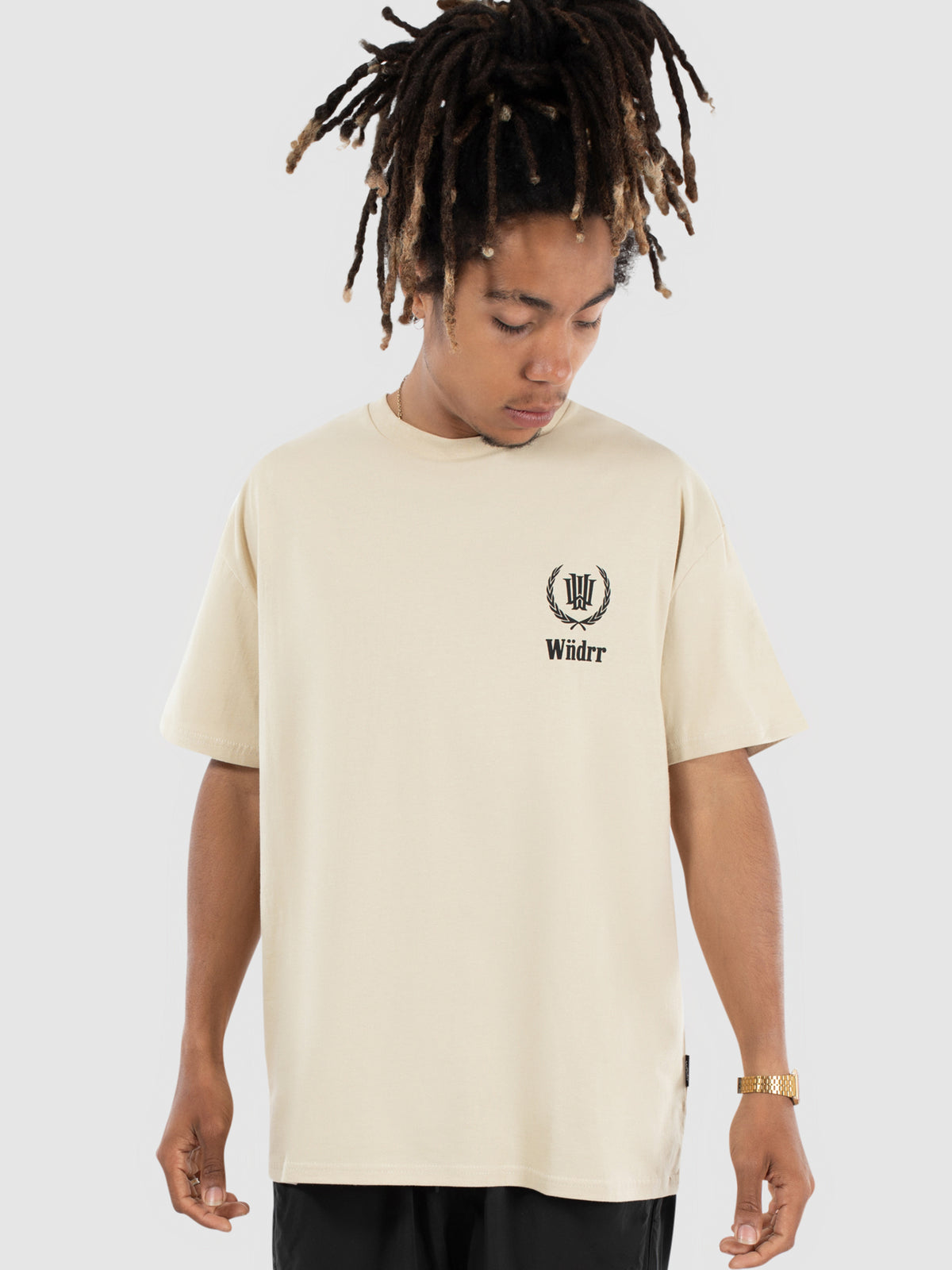 Archive Box Fit T-Shirt in Tan