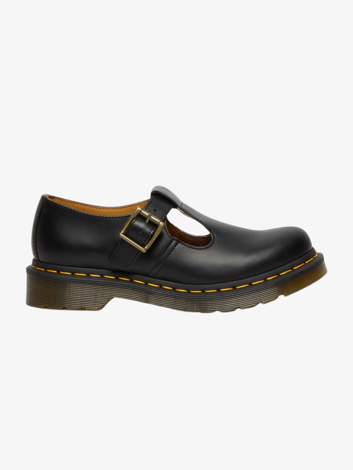 Dr Martens Polley T-Bar Shoe | Black