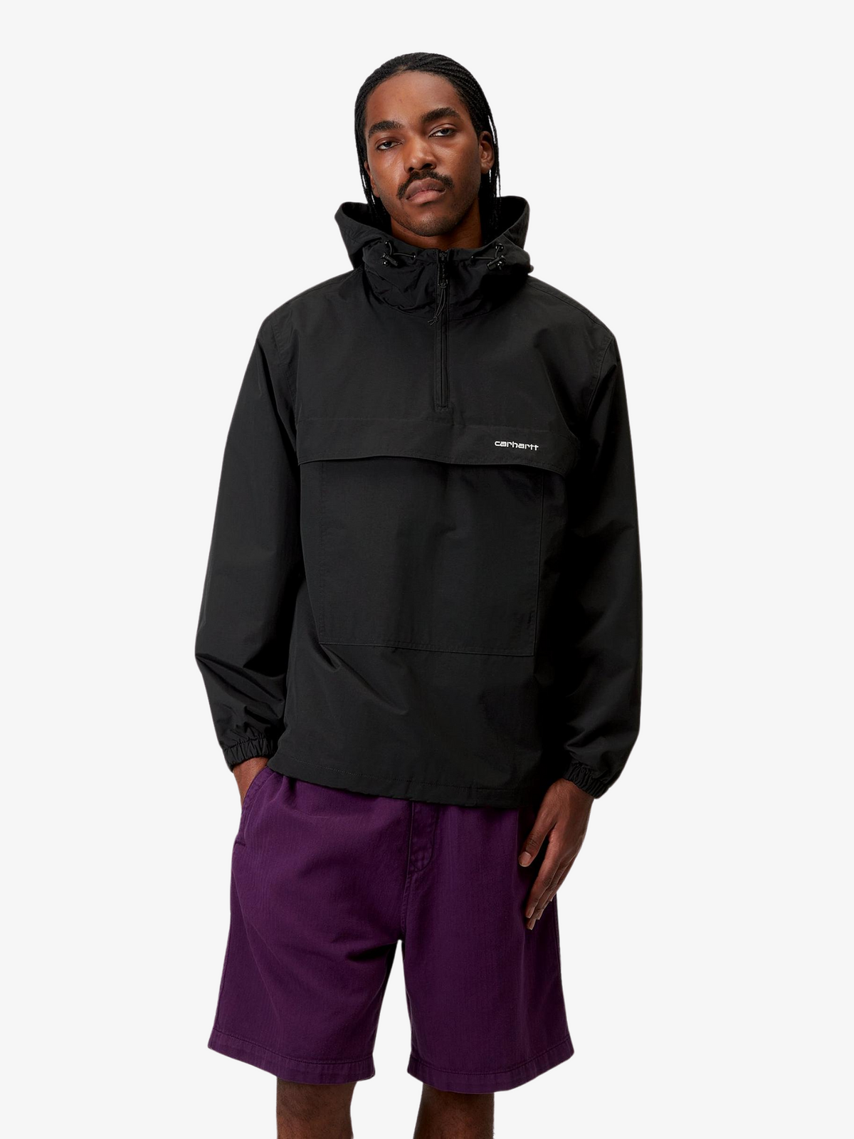 Carhartt Wip Windbreaker Pullover | Black/White
