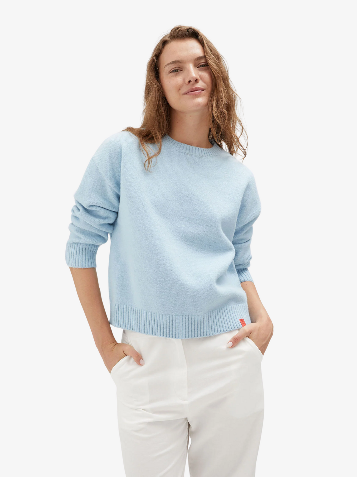 Holiday Shop Crew Neck Knit | Blue