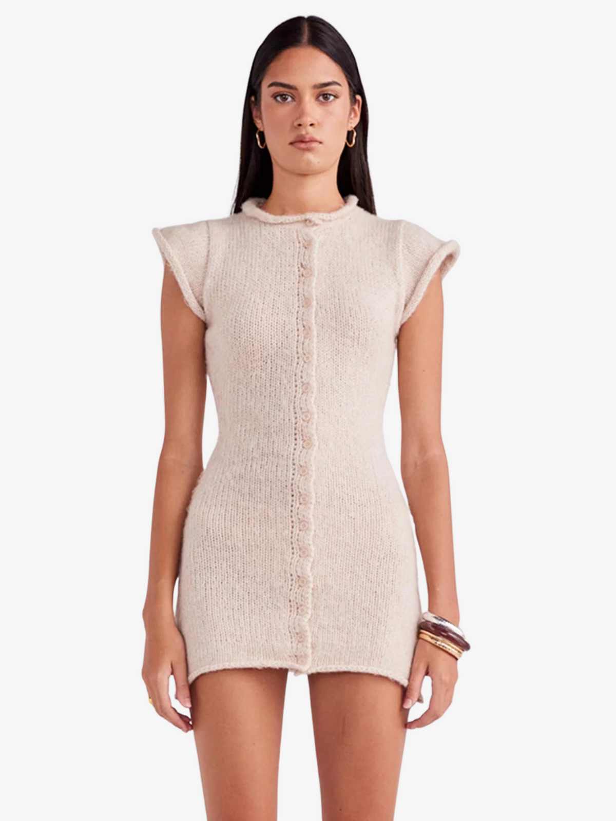 SNDYS Haze Mini Dress | Oat