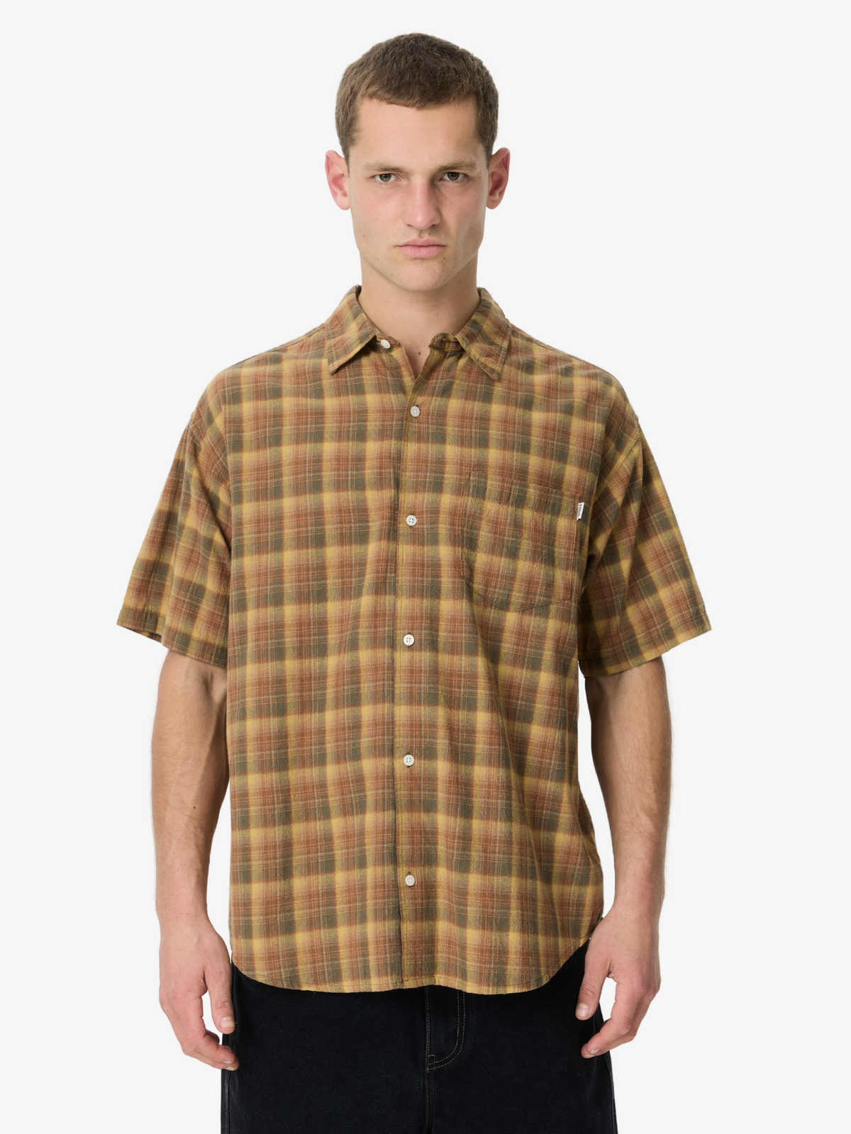 S-Double Village Short Sleeve Shirt | MAINZE