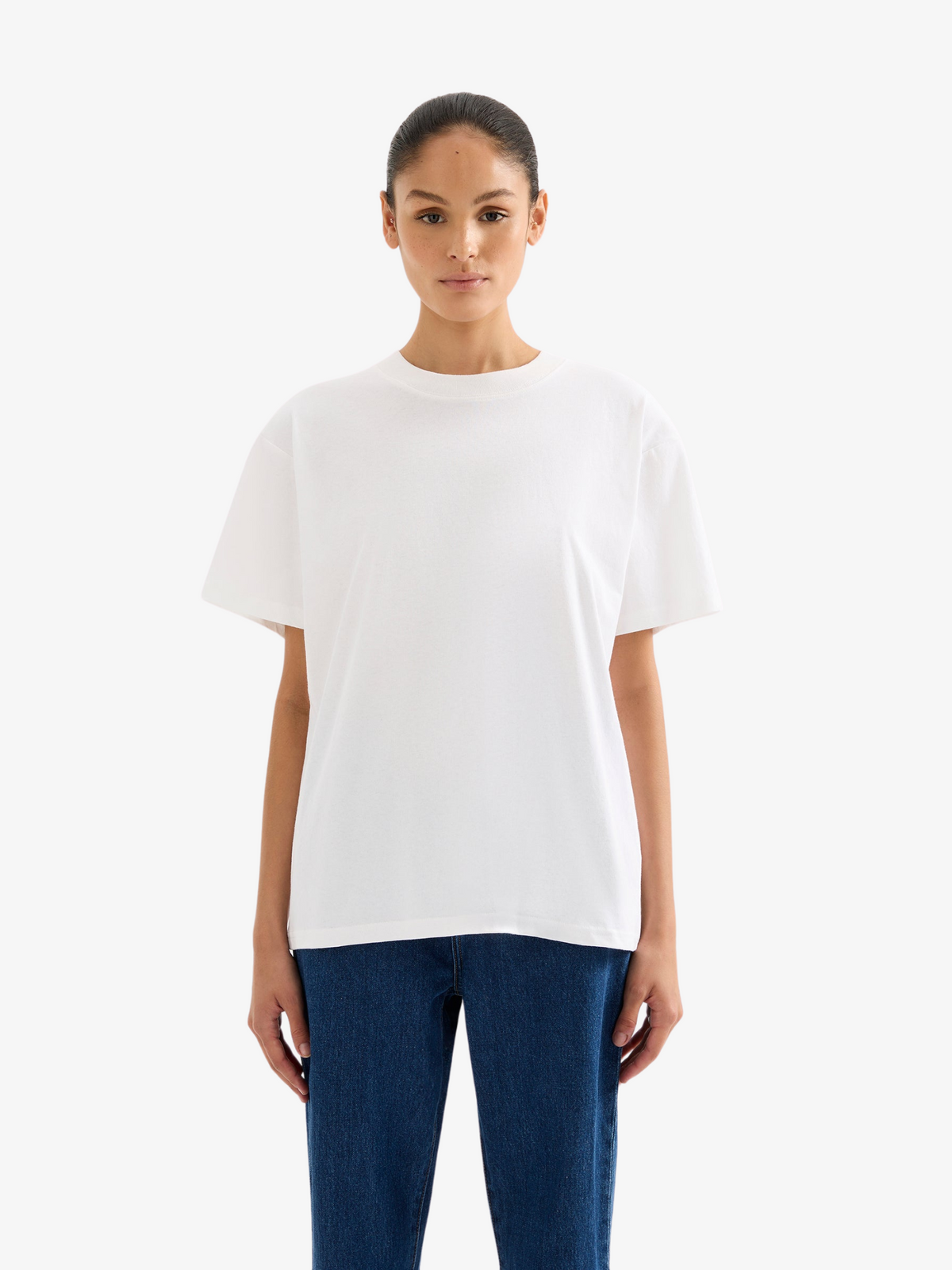 Nude Lucy Organic Boyfriend Tee | White