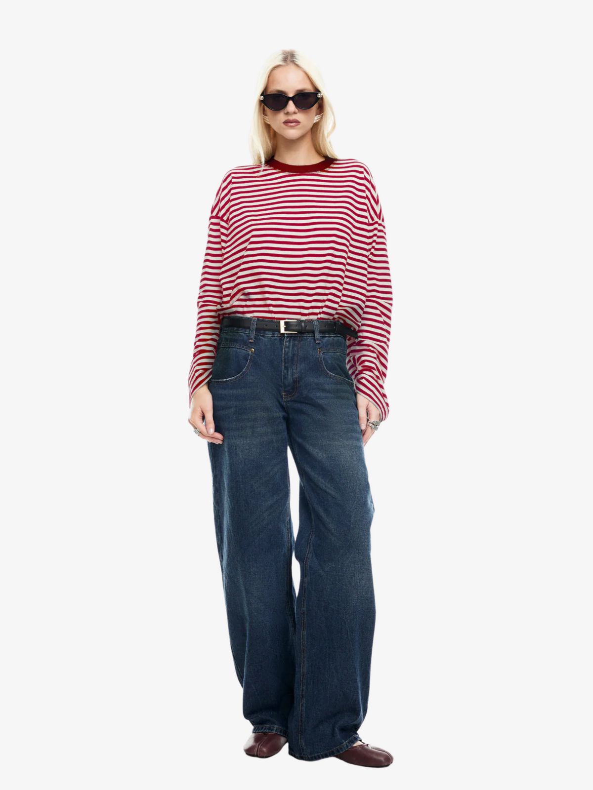 Lioness Bloom Long Sleeve | WINE STRIPE