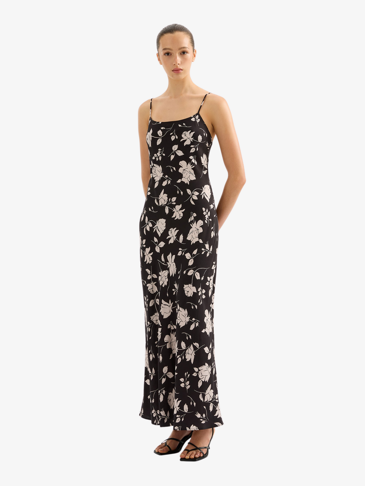 Nude Lucy Alba Cupro Maxi Slip Dress | Alba