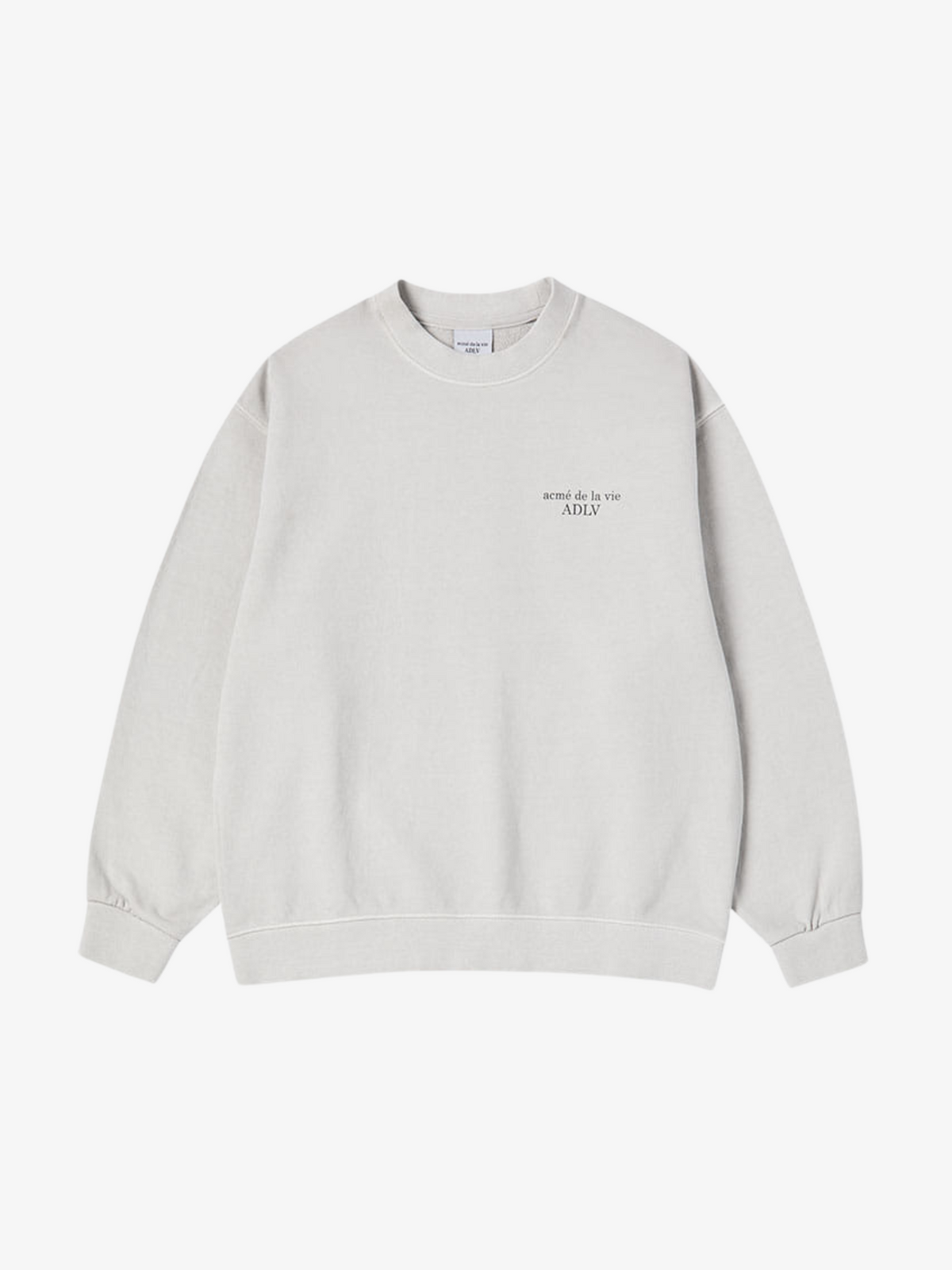 ADLV Pigment Basic Logo Sweat | Light Grey