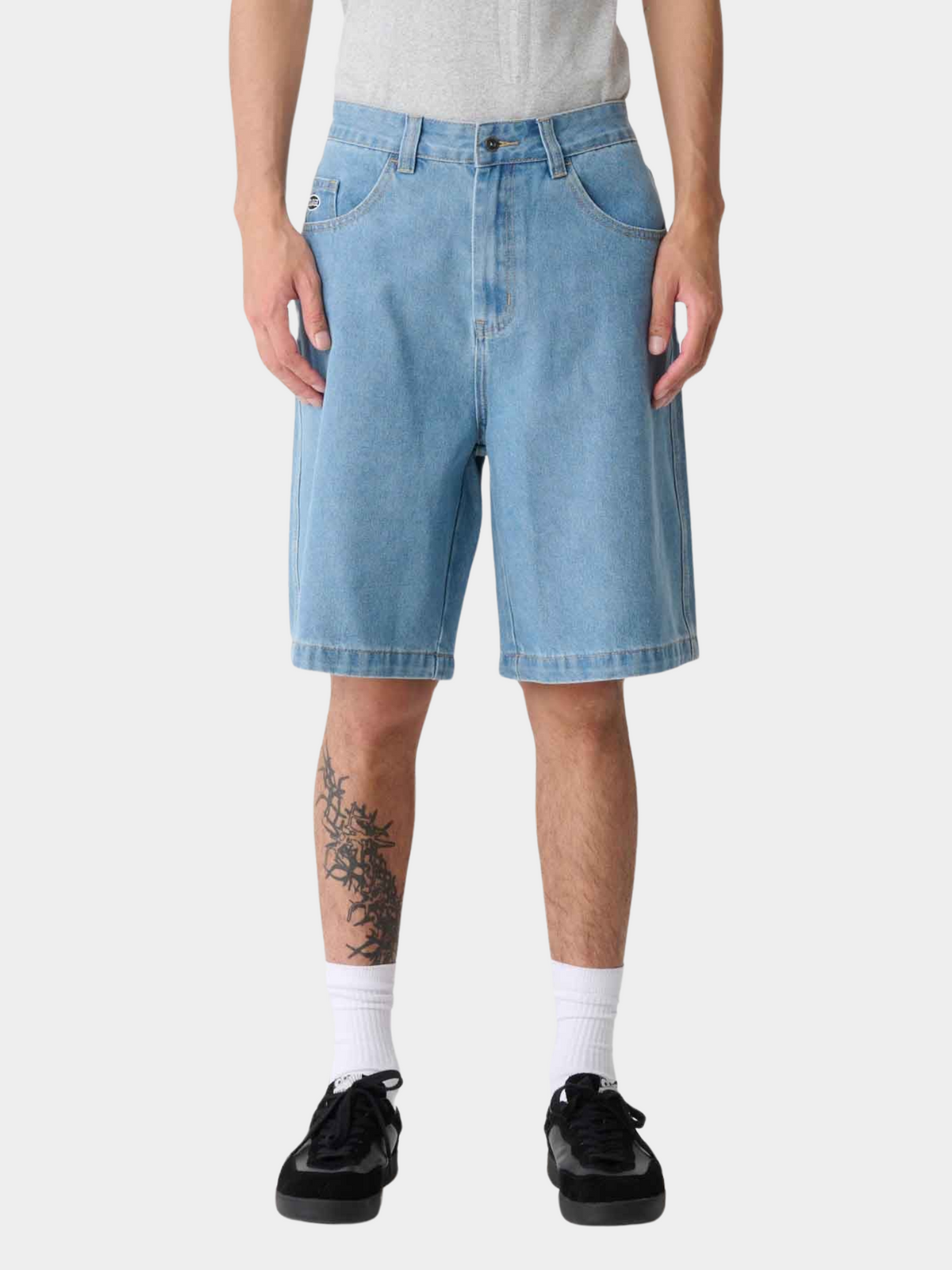 Xlarge Bull Denim 91 Shorts | Mid Blue