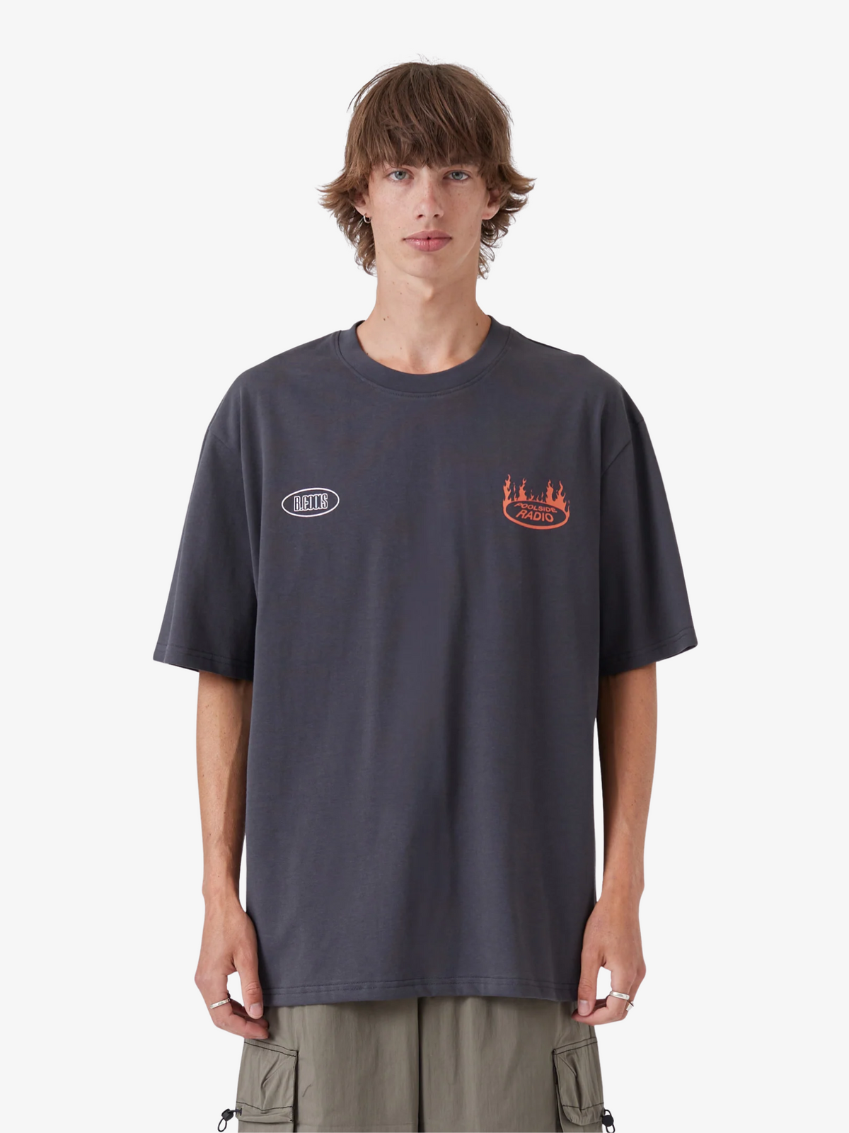 Barney Cools NWO Tee | Washed Black