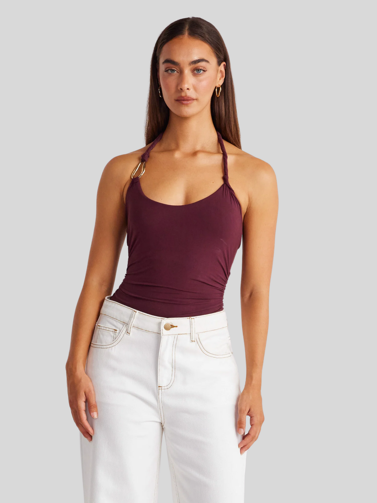 SNDYS Ash Tank Top | Cabernet