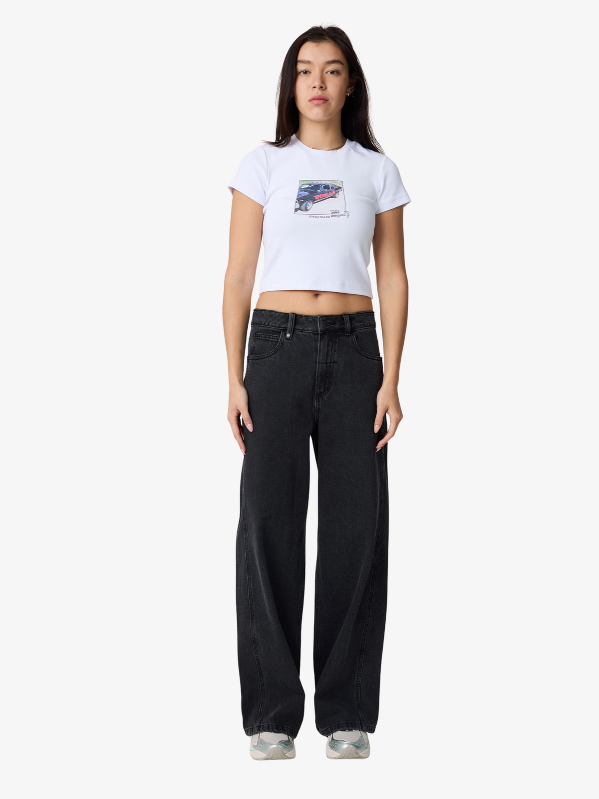 Thrills Ashton Jean | ASH BLACK