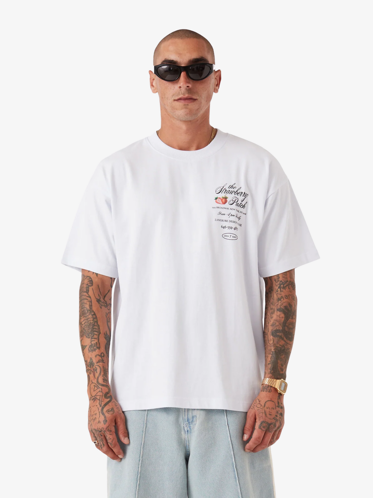 Zanerobe Strawberry Box T - White | WHITE