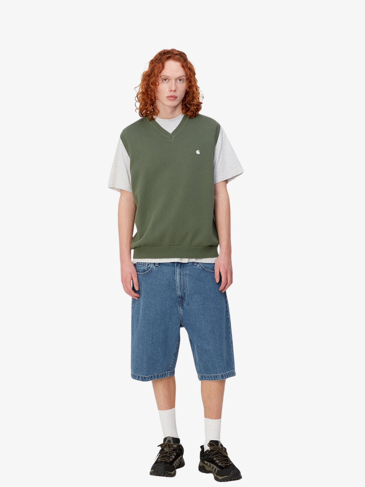 Carhartt Wip Landon Short | Blue Heavy Stone Wash