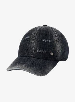 Damage Washing Denim Ball Cap