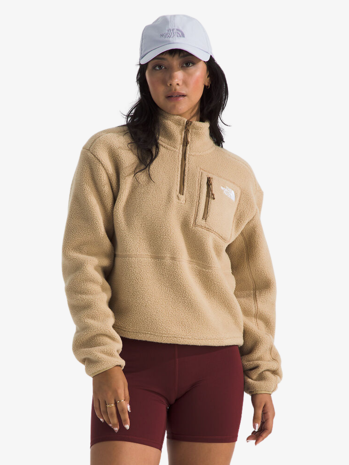 The North Face Yumiori Quarter Zip | Khaki Stone/Utility Brown
