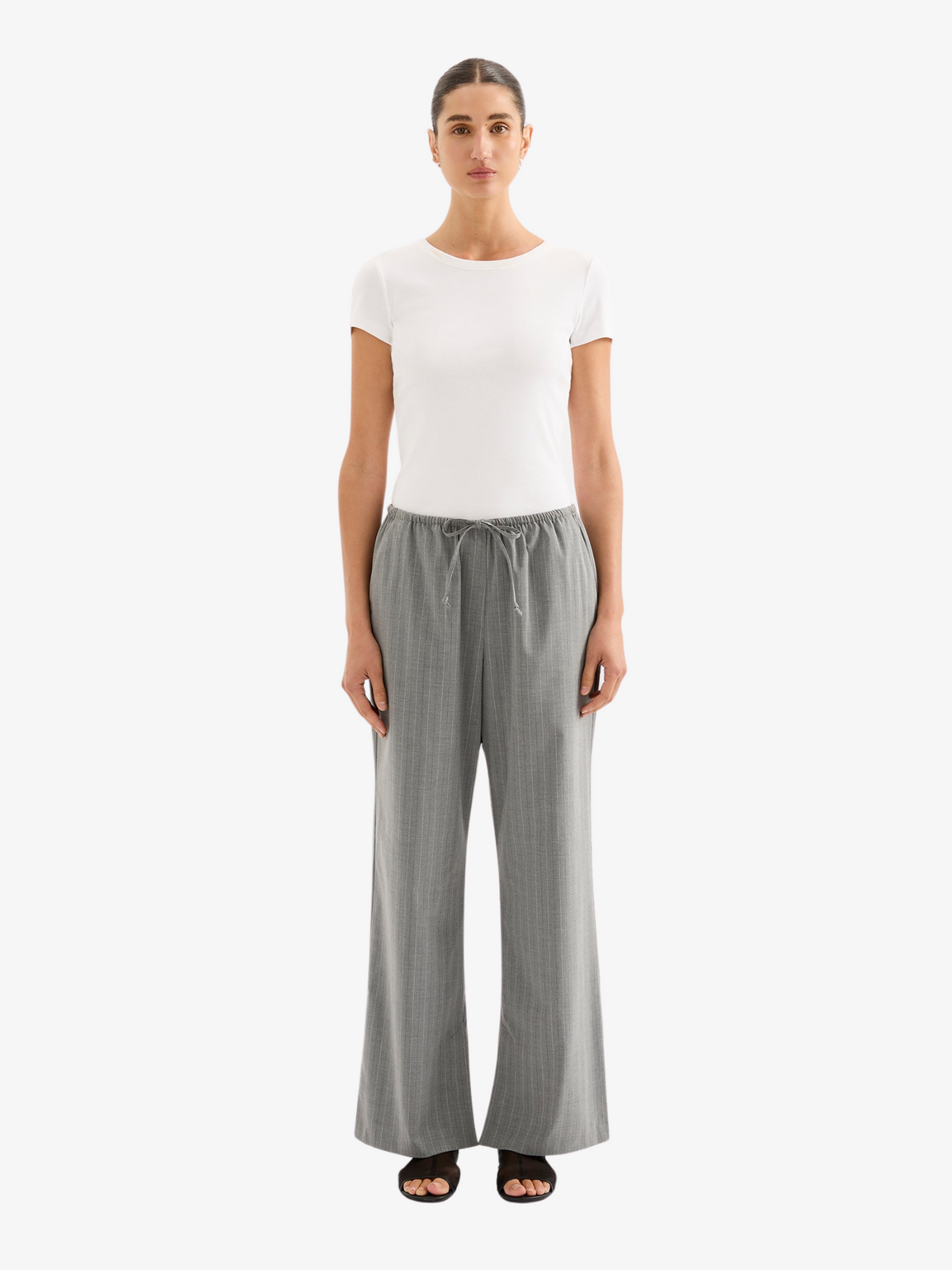 Nude Lucy Cilia Drawstring Pant | Steel Stripe