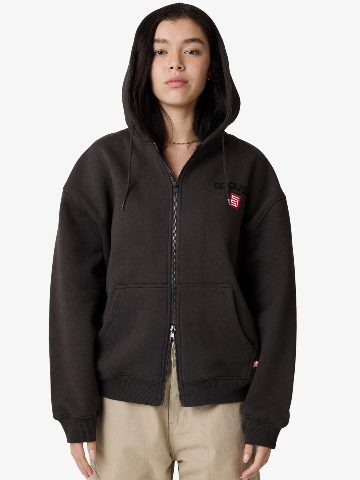S-Double Cities Zip Thru | BROWN