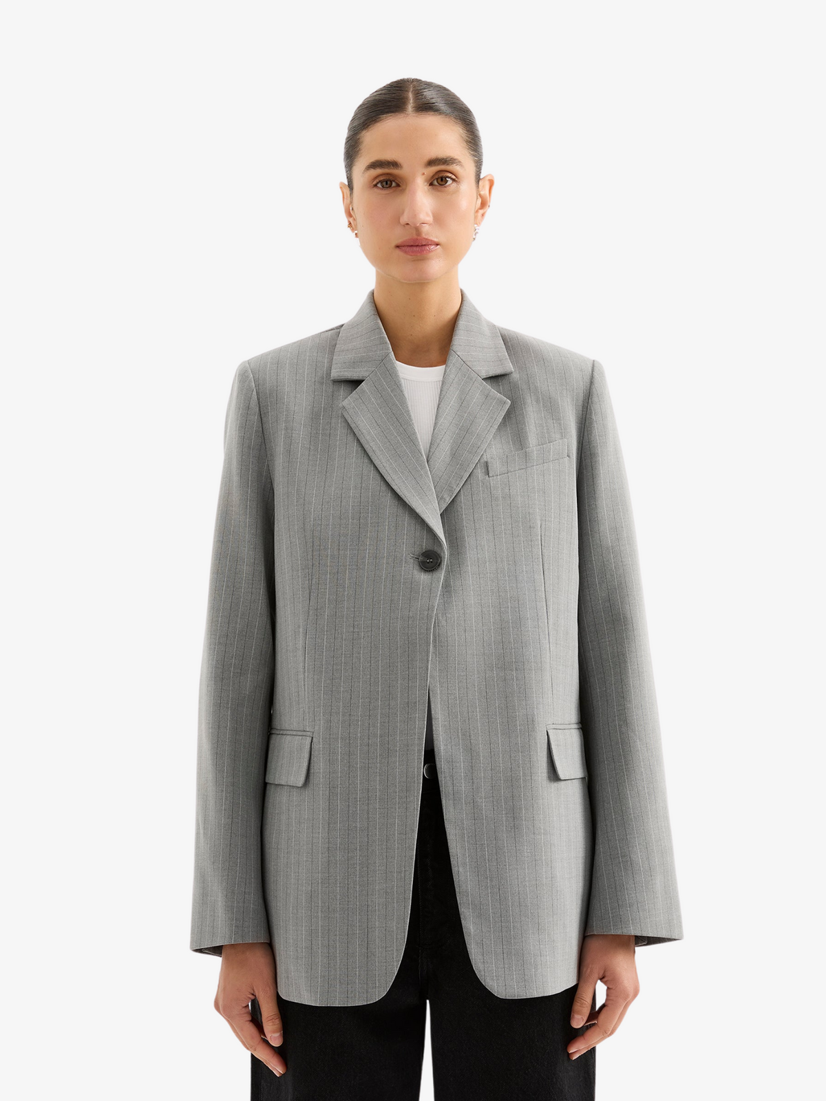 Nude Lucy Cilia Blazer | Steel Stripe