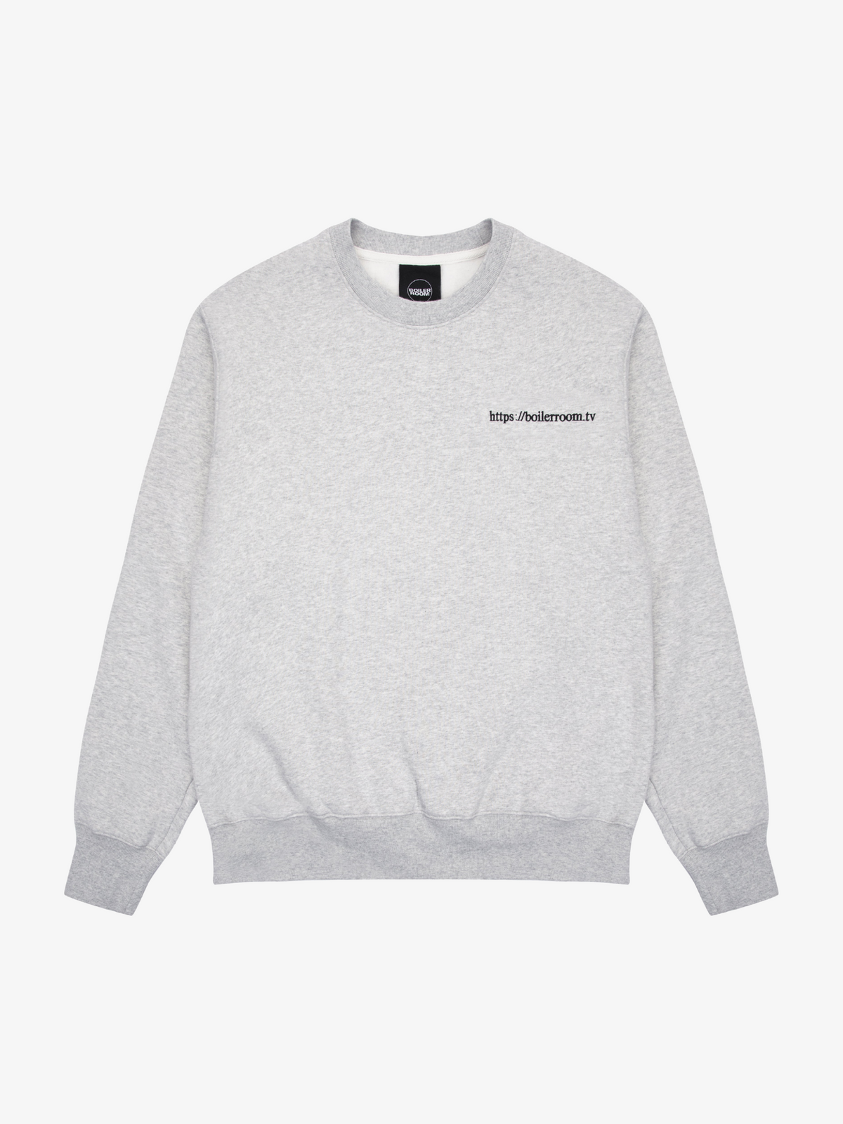 Boiler Room Boiler Room TV Logo Crew Sweatshirt | GREY