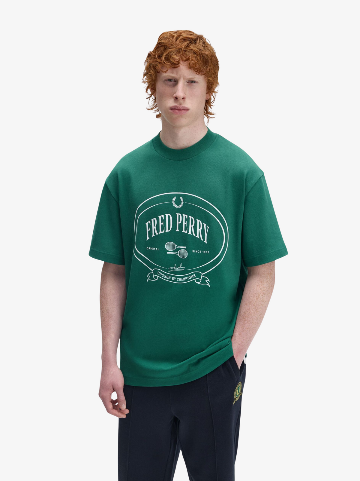 Fred Perry Chosen By Champions T-Shirt | Sport Green
