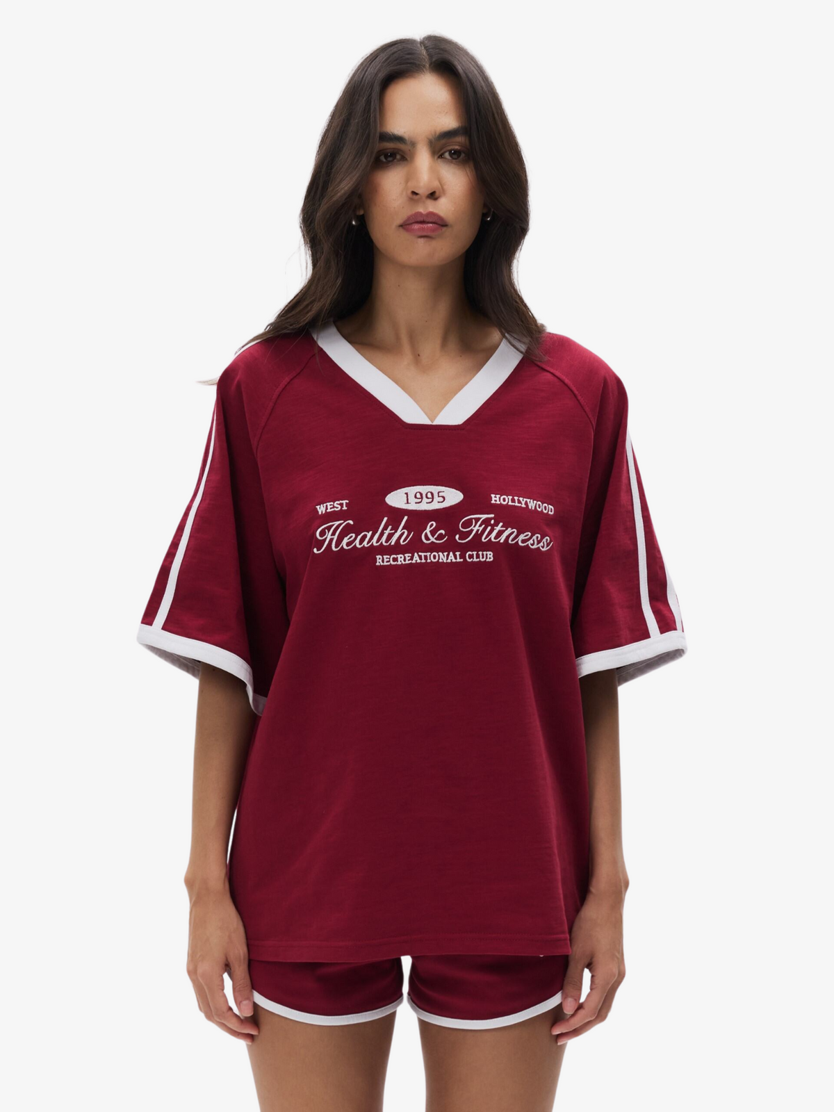 West Hollywood Sweat Club Recreational Club Sport Jersey | Wine